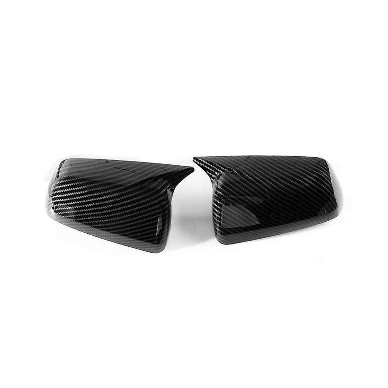for X10 Ex 2008-2012 Side Door Rearview Mirror Cover Cap Trim Accessories - Abs Carbon Fiber