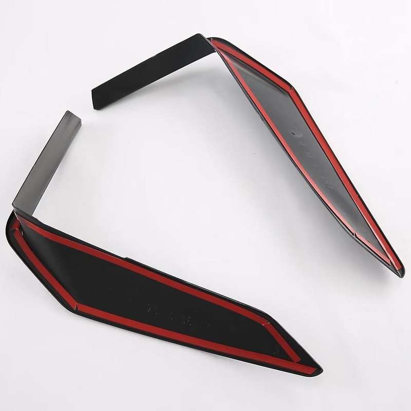 for X1 U11 2023 2024 XLine Front Bumper Splitter Lip Fog Lamp Grille Trim Accessories - Black