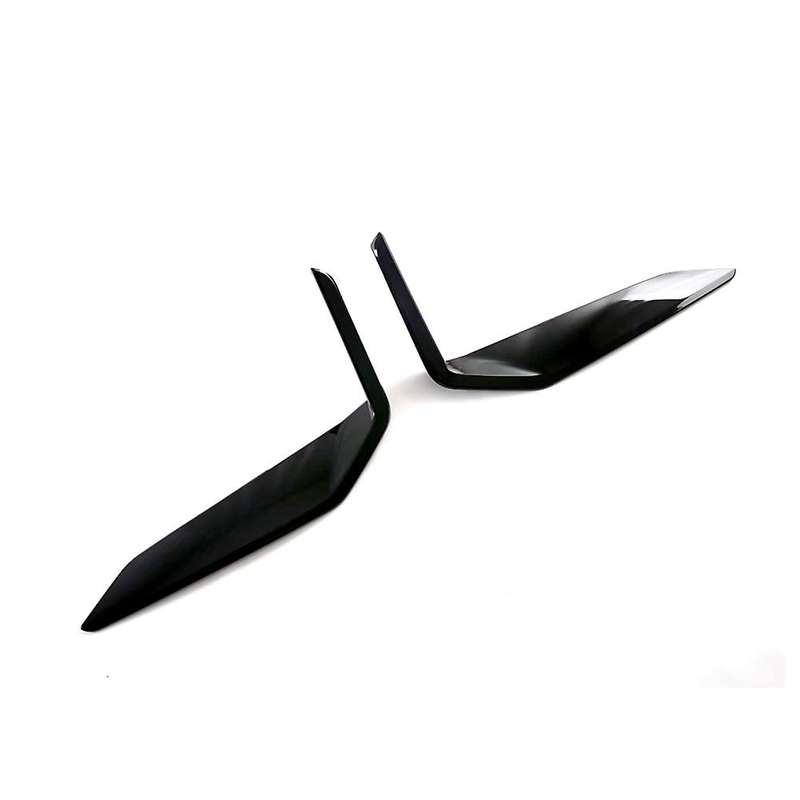 for X1 U11 2023 2024 XLine Front Bumper Splitter Lip Fog Lamp Grille Trim Accessories - Black