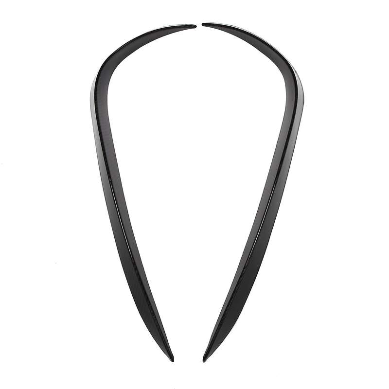 for X247 GLB180 GLB200 Carbon Fiber Car Front Bumper Spoiler Grille Splitter Cover