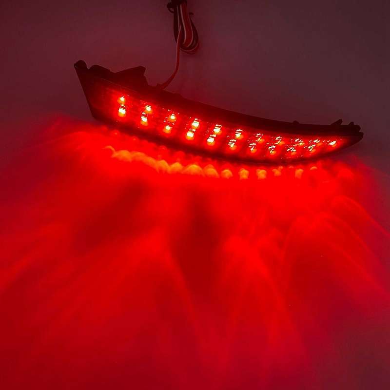 for X3 F25 2014-2017 Car LED Rear Bumper Light Rear Fog Lamp Parking Warning Light Reflector Taillig