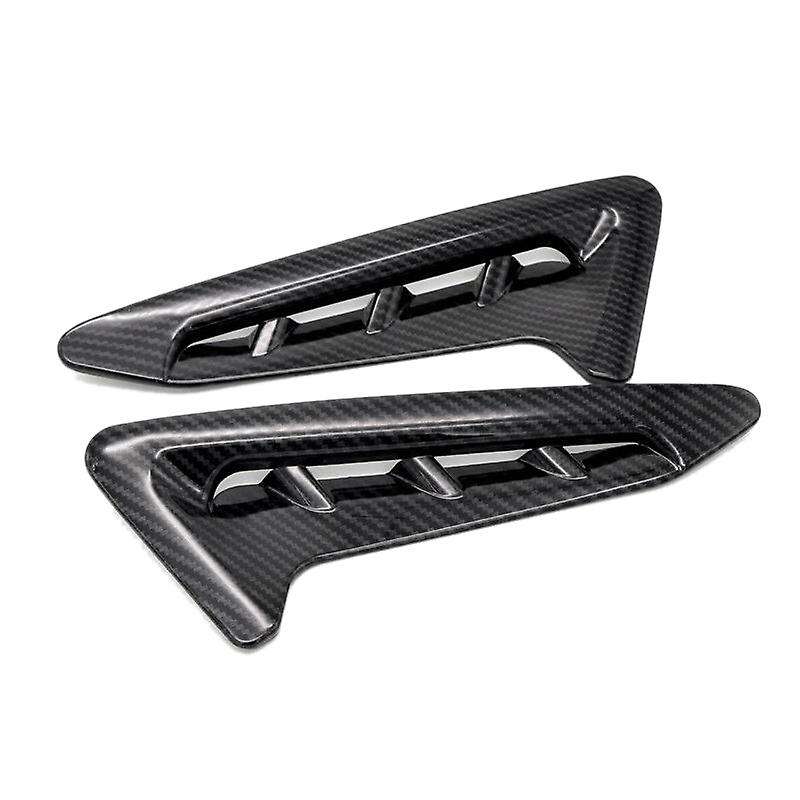 for X3 G01 2018 2019 2020 Car ABS Carbon Fiber Look Side Body Intake Grille Air Vent Decoration Cove