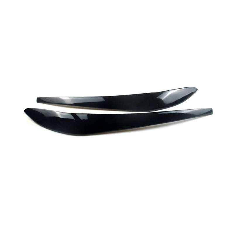 for X3 F25 X4 F26 2014-2017 Resin Front Headlight Lamp Cover Garnish Strip Eyebrow Cover Trim Sticke