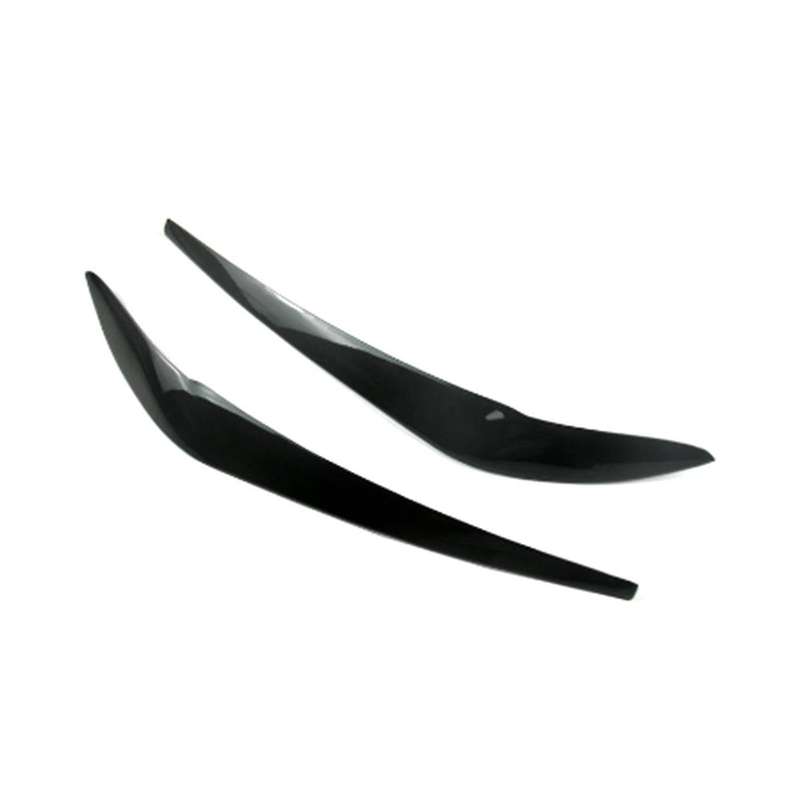 for X3 F25 X4 F26 2014-2017 Resin Front Headlight Lamp Cover Garnish Strip Eyebrow Cover Trim Sticke