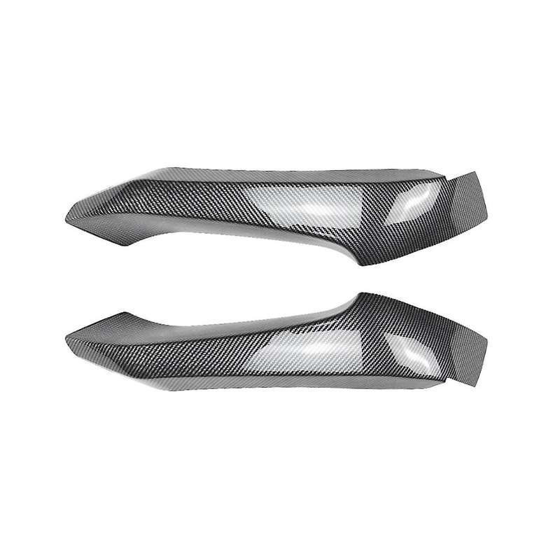 for X3 F25 X4 F26 2014-2017 Front Bumper Lip Angle Diffuser Splitter Spoiler Protector Carbon Fiber