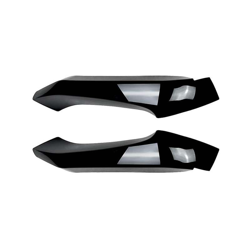 for X3 F25 X4 F26 2014-2017 Front Bumper Lip Angle Diffuser Splitter Spoiler Protector Bright Black