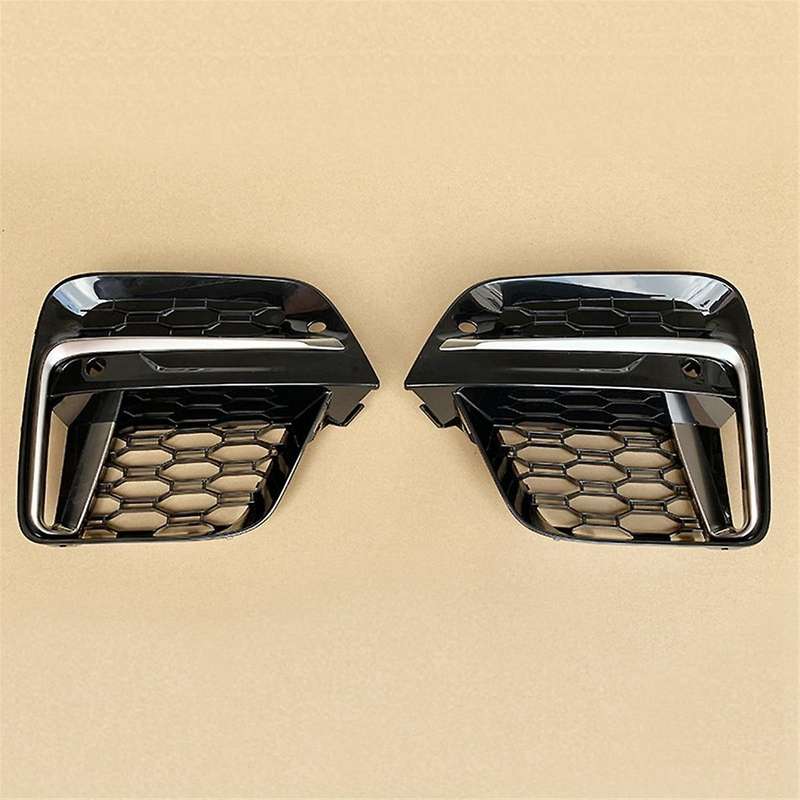 for X3 G01 / X4 G02 2018-2020 Fog Light Grills Honeycomb Mesh Fog Car Front Bumper Light Grills in