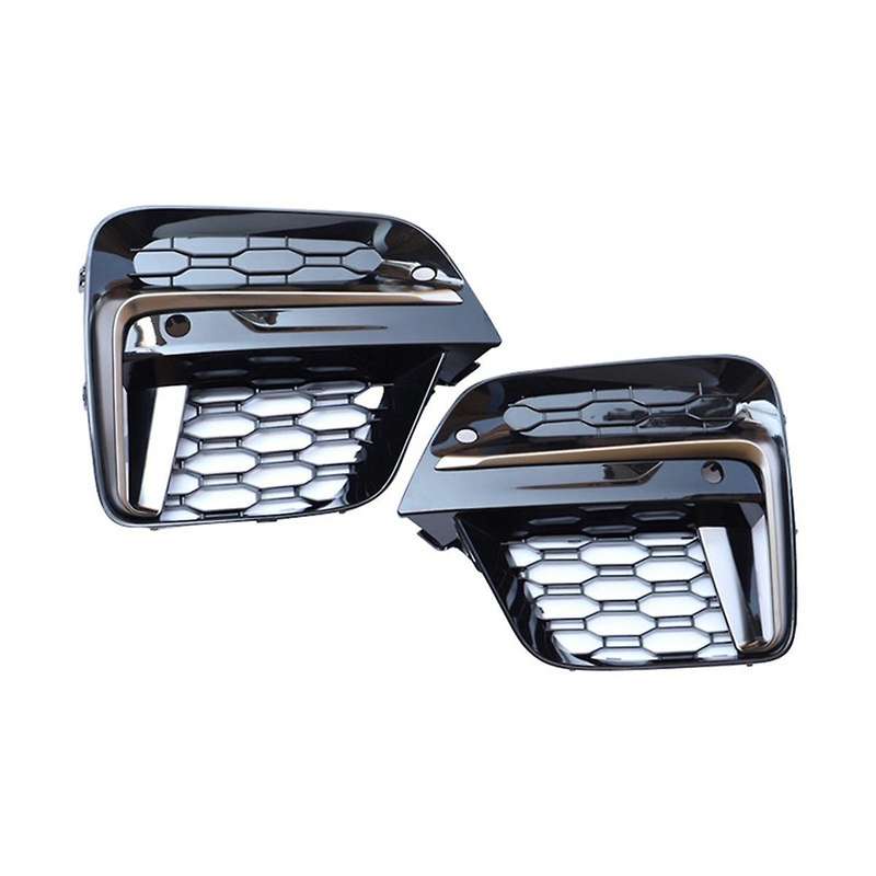 for X3 G01 / X4 G02 2018-2020 Fog Light Grills Honeycomb Mesh Fog Car Front Bumper Light Grills in