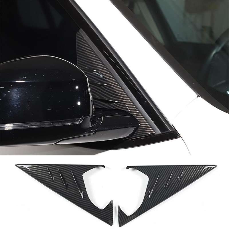 for X3 G01 2018-2022 Car Rearview Mirror Side Window Spoiler Triangle Cover Trim Accessories - ABS C