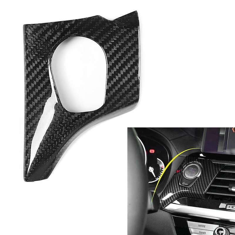 for X3 X4 G01 G02 2018-2021 ABS Carbon Fiber Engine Start One-Key Start Switch Button Modification D