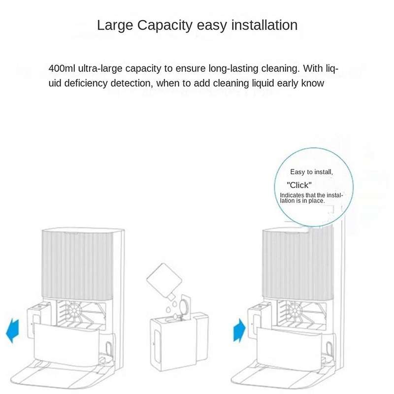 for X30/X30 Pro/S30 / S20 Pro/S10 Pro Ultra Arm Robot Vacuum Cleaner Automatically Adds Cleaning Flu