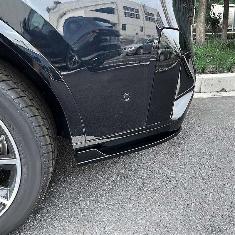 for X4 G02 2022+ Rear Bumper Lip Angle Diffuser Splitter Spoiler Protector Gloss Black