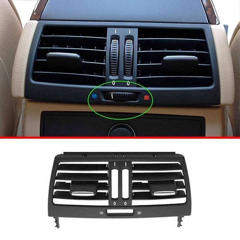 for X5 E70 X6 E71 2008-2013 Car Interior Armrest Box Rear Air Conditioning Outlet Vent Grille Cover