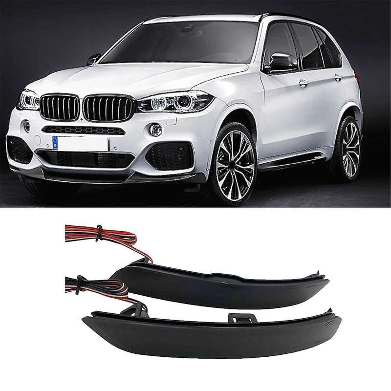 for X5 F15 Car LED Rear Bumper Light Parking Warning Light Reflector Taillights 63147847591 63147847
