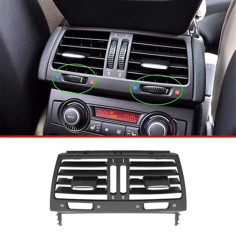 for X5 E70 X6 E71 2008-2013 Car Interior Center Console Rear Air Conditioning Outlet Vent Grille Cov