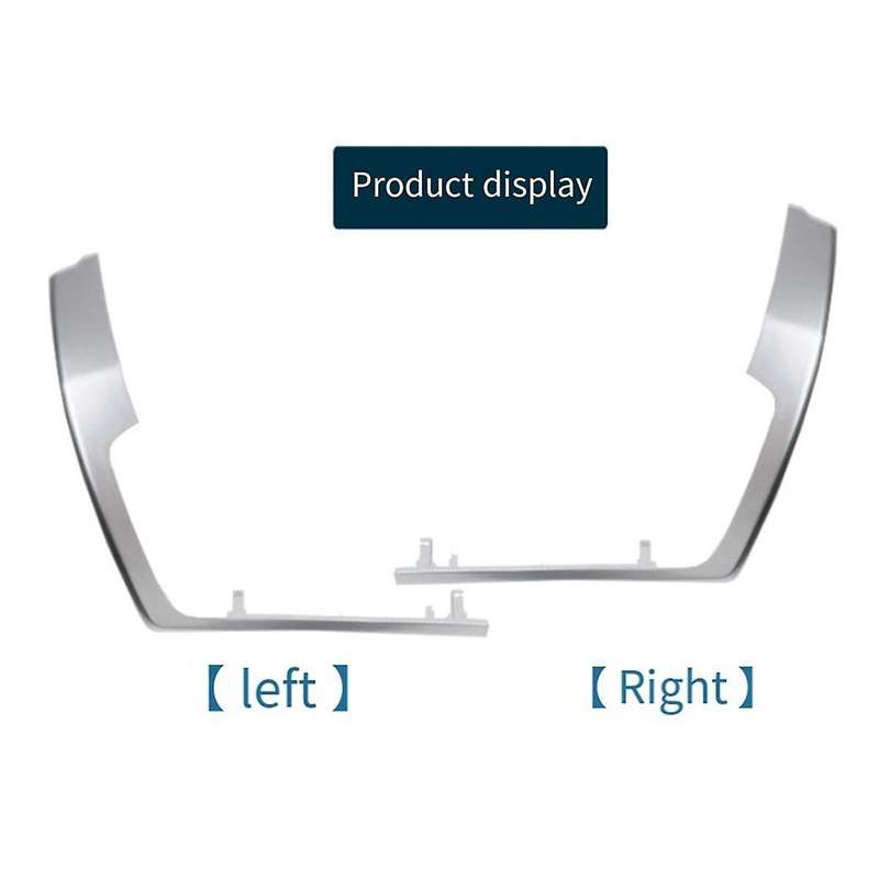 for X5 X6 F15 F16 Front Right Air Conditioning Air Vents Silver Decorative Frame