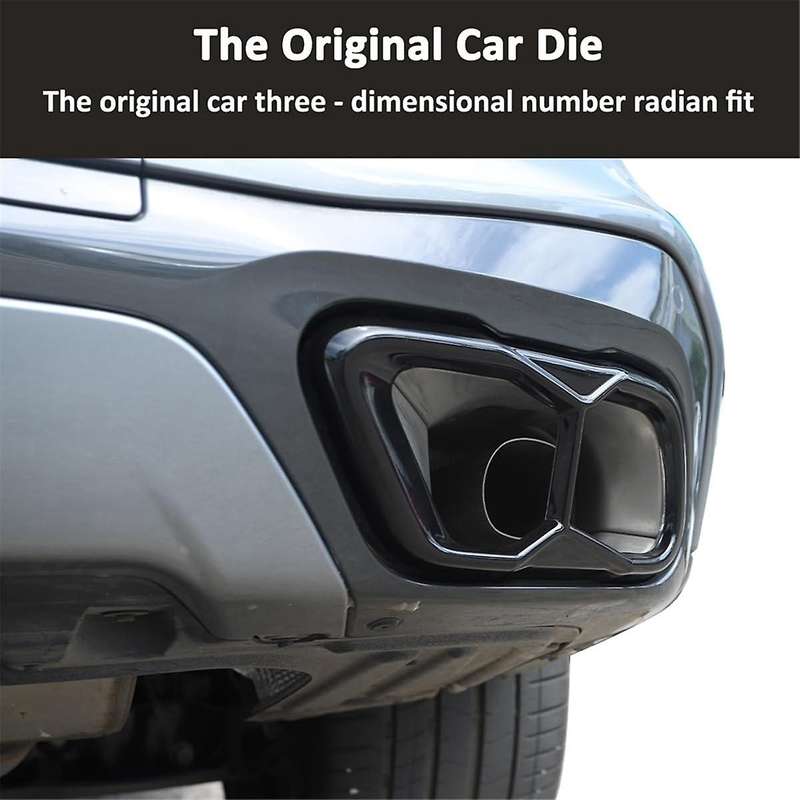 for X5 G05 X6 G06 X7 G07 2019-2022 (M60) Car Tail Muffler Exhaust Pipe Output Cover Trim Accessories