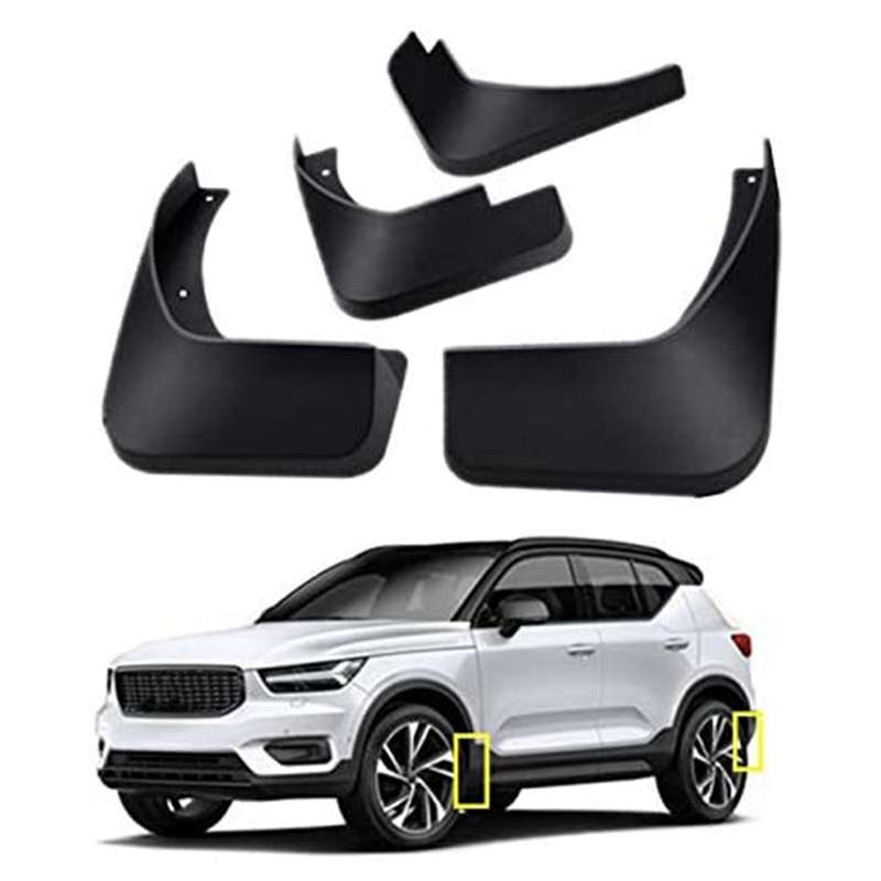 for XC40 2018 2019 2020 2021 Mud Flaps Front Rear Splash Guards Fender Kit (Set of Four)