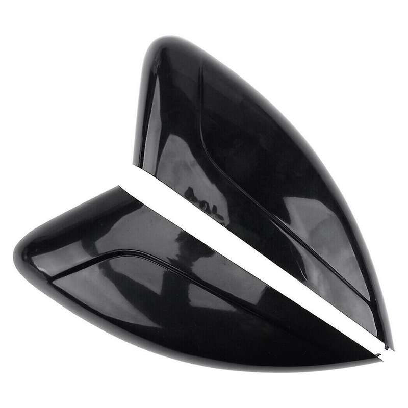 for XC60 09-15 Left Bright Black Replacement Side Mirror Covers Wing Mirror Covers Caps 39854904 398