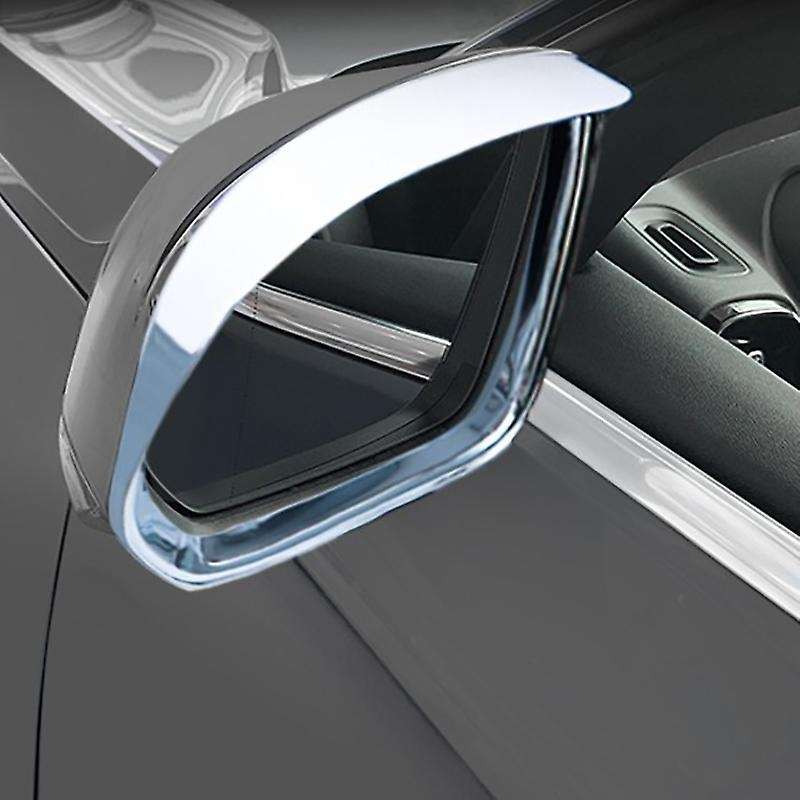 for XC40 2018-2020 Car Rear Rearview Glass Mirror Trim Frame Rain Shield Sun Visor Cover Accessories