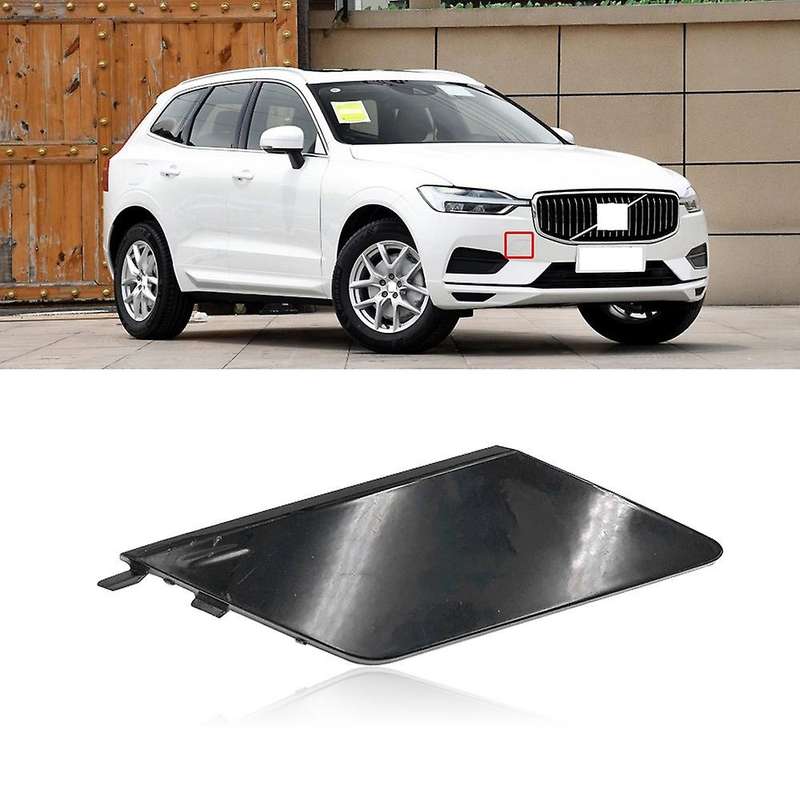 for XC60 2018 2019 Car Rear Bumper Trailer Cover Tow Hook Cap Traction Lid Towing Hood Shell Replace