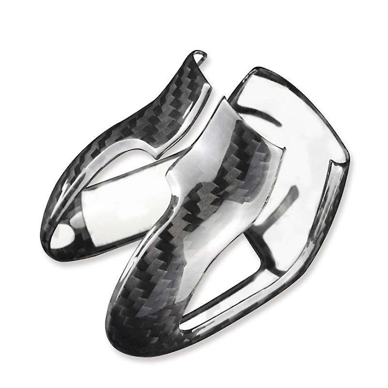 for XC60 XC90 S60 Carbon Fiber Sticker Car Gear Shift Knob Cover Interior Trim Accessories