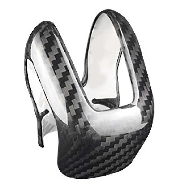for XC60 XC90 S60 Carbon Fiber Sticker Car Gear Shift Knob Cover Interior Trim Accessories