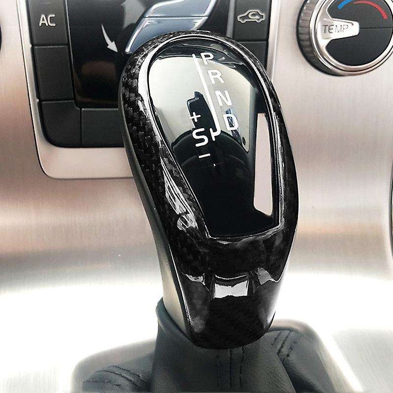 for XC60 V40 S60 S80 2013-2018 Carbon Fiber Gear Shift Knob Cover Trim Car Interior Accessories