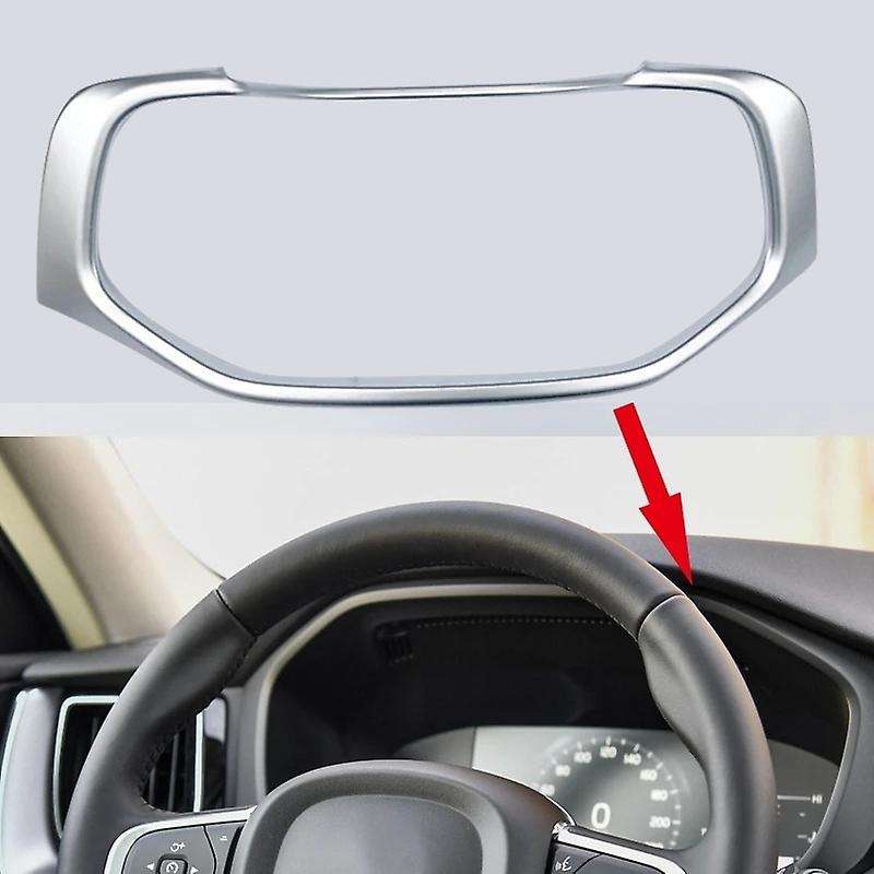 for XC60 2018 2019 Matte ABS Interior Car Dashboard Display Frame Cover Trim 1pcs car-styling Access