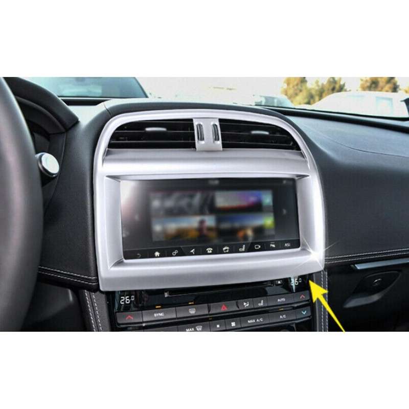 for XE X760 F-Pace 2015-2020 Car Accessories Central Control Navigation Screen Frame Trim Cover Stic