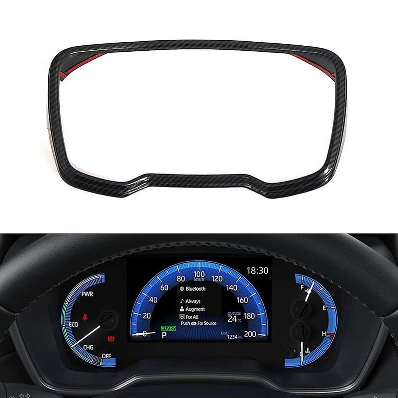 for XG10 2020 2021 Carbon Fiber Interior Dashboard Meter Display Frame Trim Cover