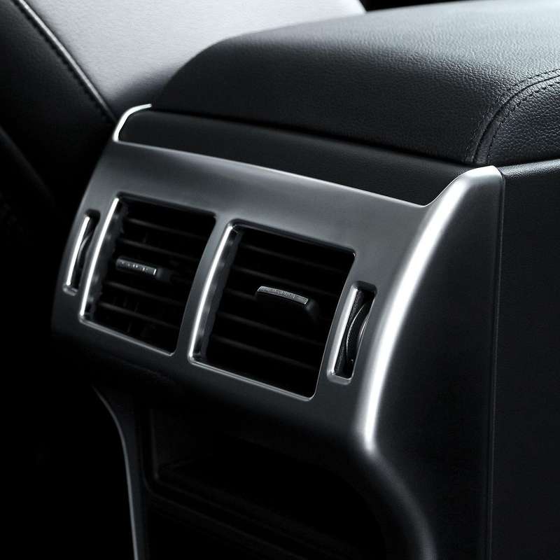 for XE X760 Interior Rear Outlet Cover Trim Conditioning Frame 2016-2018 Car Accessories