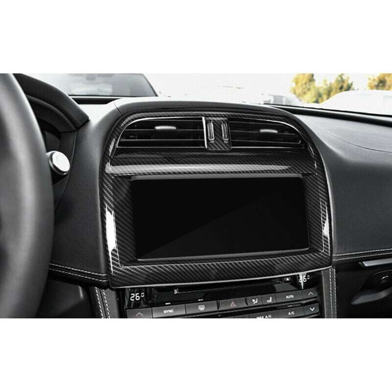 for XE X760 F-Pace 2015-2020 Car Accessories Central Control Navigation Screen Frame Trim Cover Stic