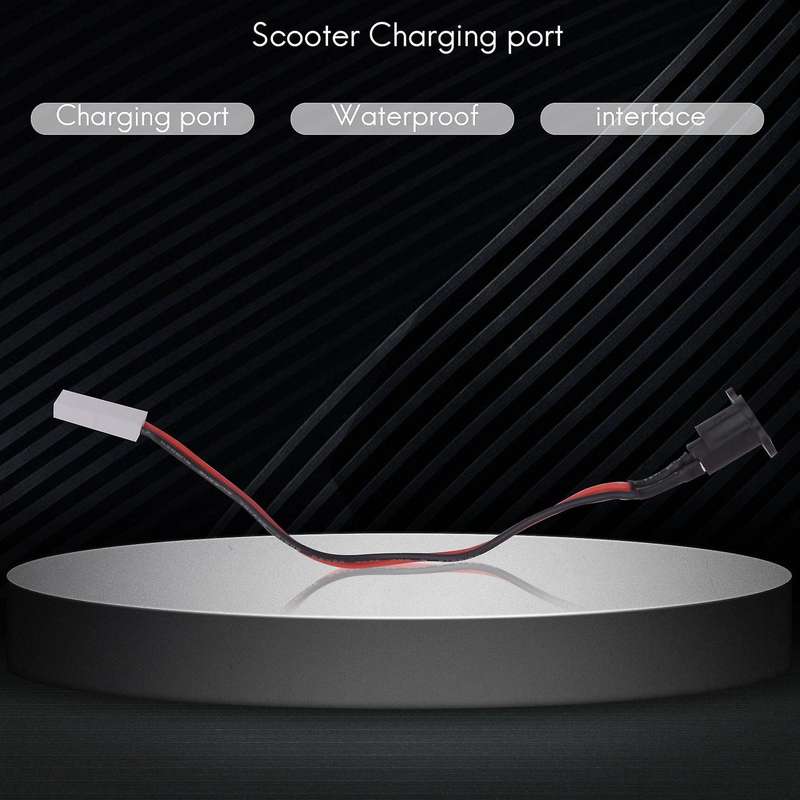 for Xiaomi Mijia M365 Electric Scooter Charging Hole Cover with Charging Cable Charging Port Plasti