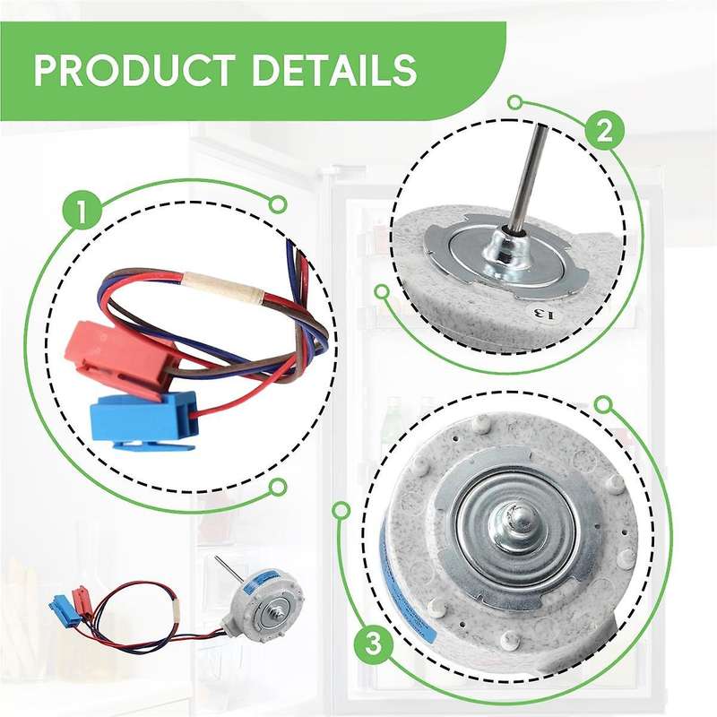 for Ximenzi Refrigerator Motor Brushless DC Refrigerator Fan Motor FDQB28BS4 DC12V