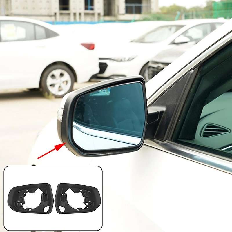 for XL 2016-2021 Car Rearview Mirror Glass Frame Cover Side Rear View Mirror Base Holder Trim Shell