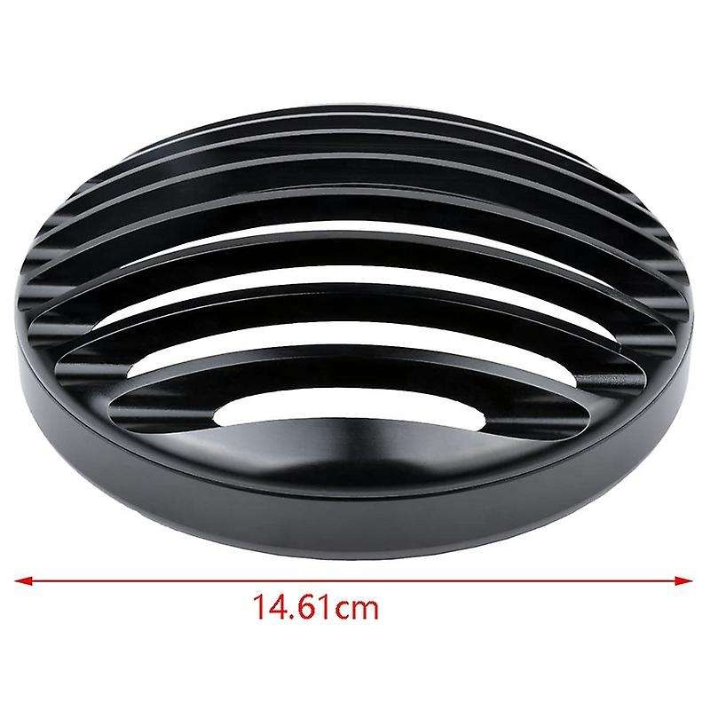 for XL 883 Iron 1200 04-14 Custom XL1200C 1200 Motorcycle 5 3/4inch CNC Led Headlight Grill Cover