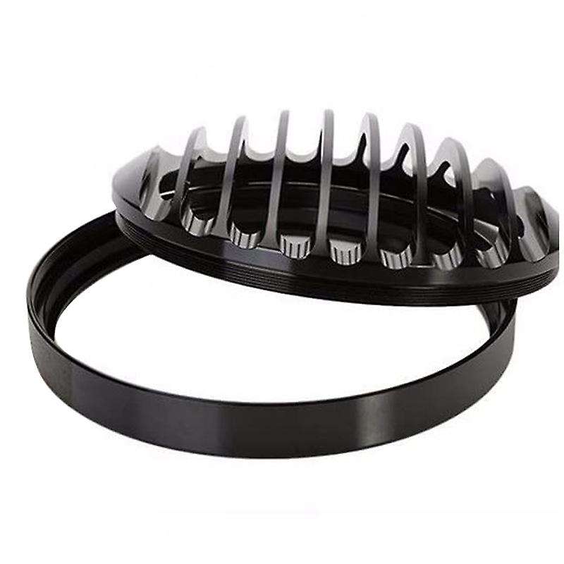for XL 883 Iron 1200 04-14 Custom XL1200C 1200 Motorcycle 5 3/4inch CNC Led Headlight Grill Cover