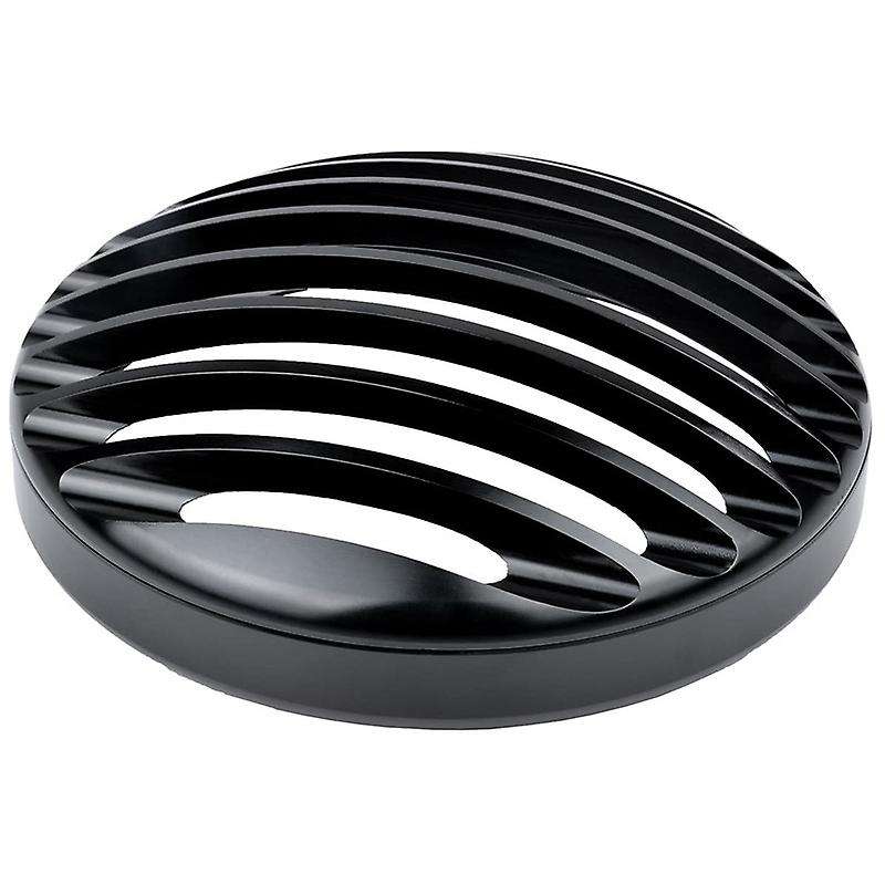 for XL 883 Iron 1200 04-14 Custom XL1200C 1200 Motorcycle 5 3/4inch CNC Led Headlight Grill Cover