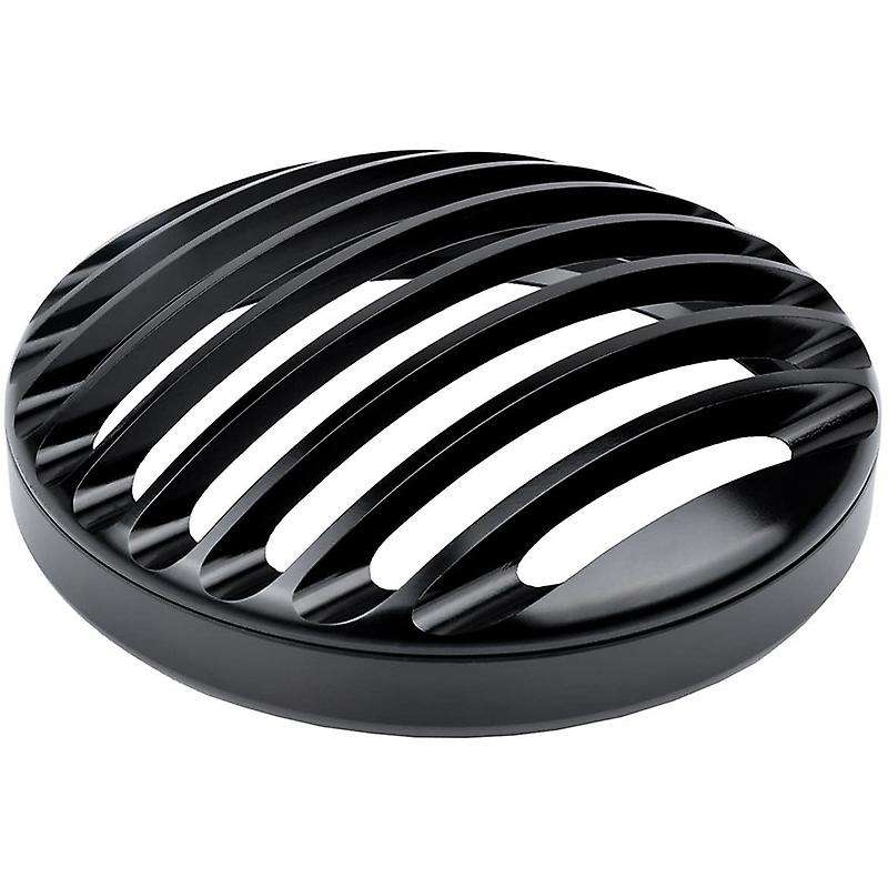 for XL 883 Iron 1200 04-14 Custom XL1200C 1200 Motorcycle 5 3/4inch CNC Led Headlight Grill Cover