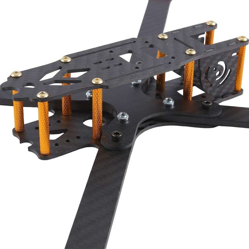 for XL9 9 Inch Carbon Fiber Frame Kit Rack 390mm Wheelbase Support 2212 2213 2216 Motor for FPV Dro