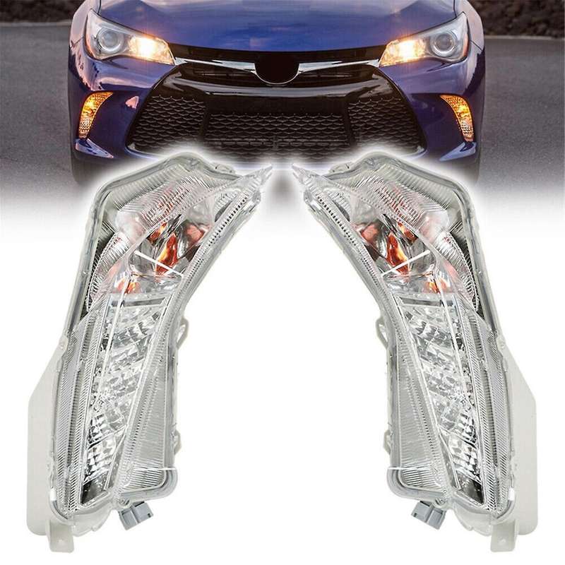 for XLE 2015-2017 Car LED Daytime Running Fog Lamps Turn Signal Light 8151006050/8152006050