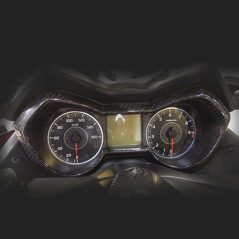 for Xmax 300 2017 2018 Motorcycle Carbon Fiber Speedometer Odometer Instrument Meter Cover Trim Fit