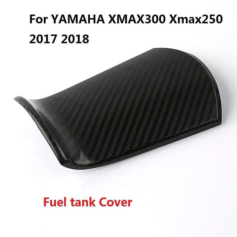 for XMAX300 Xmax250 2017 2018 Motorcycle Carbon Fiber Fuel Gas Oil Tank Cap Cover Accessories