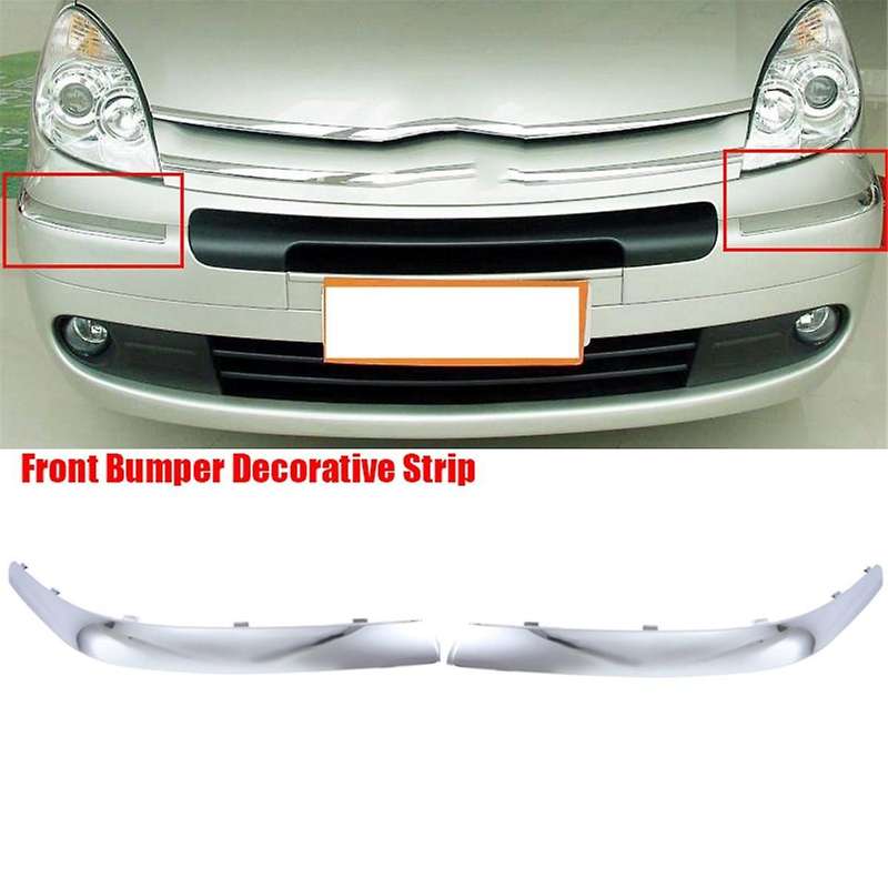 for Xsara Front Bumper Bright Strip Front Bumper Decorative Strip Front Bumper Curved Strip 9650485