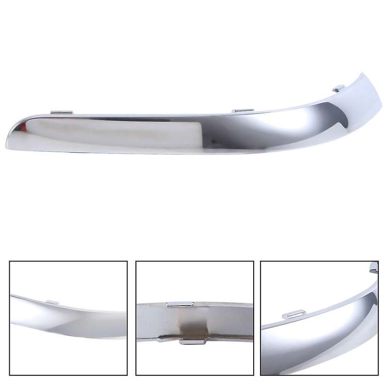 for Xsara Rear Bumper Bright Strip Rear Bumper Silver Decorative Strip Rear Bumper Curved Strip