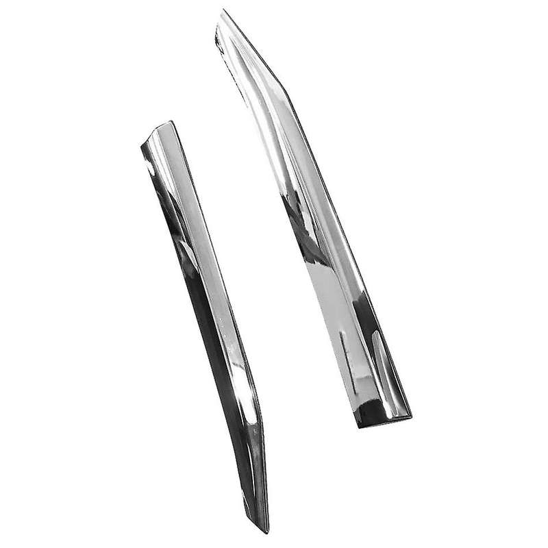 for XV Crosstrek 2017-2020 Chrome Upper Front Grille Grill Moulding Strips Cover Trim