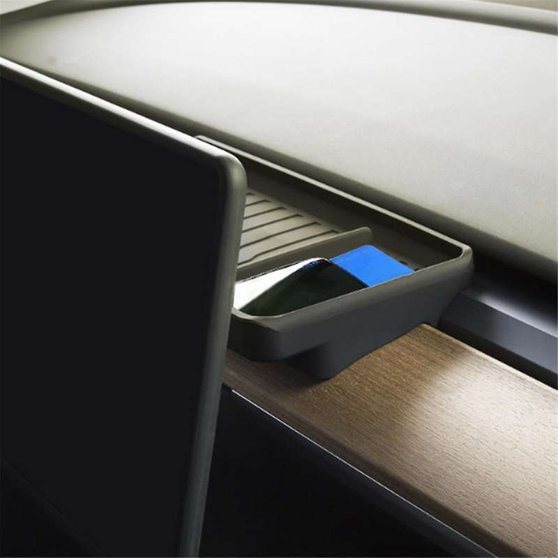 for Y Center Console Organizer Behind Screen Storage Box Dashboard Hidden Tray Interior Accessories