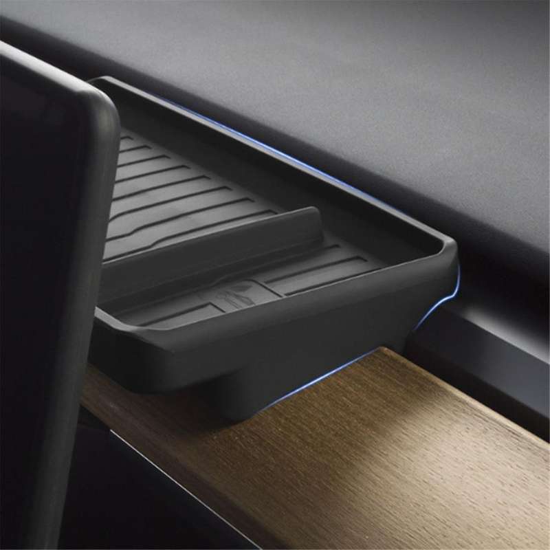 for Y Center Console Organizer Behind Screen Storage Box Dashboard Hidden Tray Interior Accessories