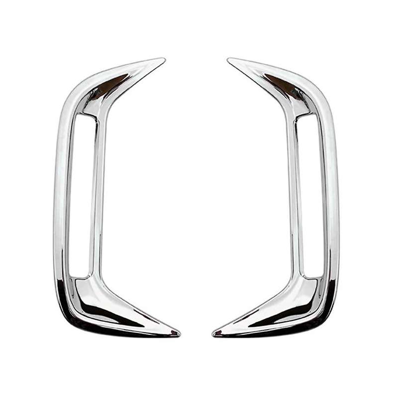 for Yaris 2020 2021 Car Chrome Rear Reflector Fog Light Lamp Cover Trim Bezel Frame